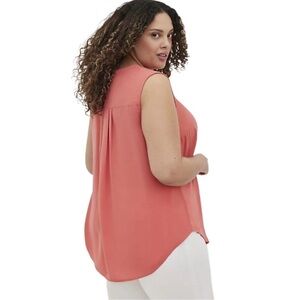 Torrid Sleeveless Coral Blouse Size 4